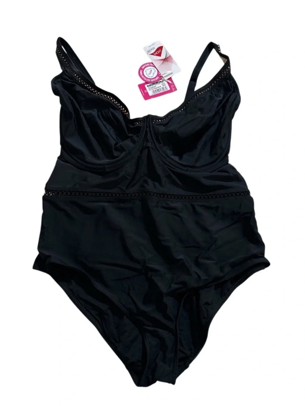 NWT Curvy Kate UK 38 HH/ US 38/ EU 85L One Piece First Class Plunge Swimsuit